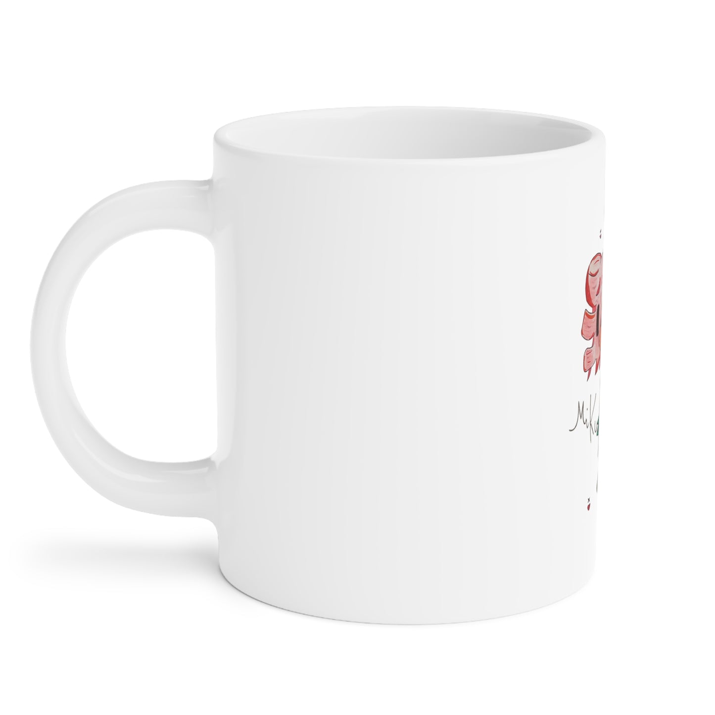 Anime Chibi Girl Mug — Cute Pink Hair Character Coffee Cup (11/15/20oz)